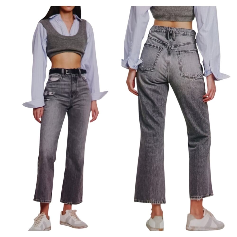Frame le High "N"  Tight Crop Mini Boot GUC $258 Size 31     J1537